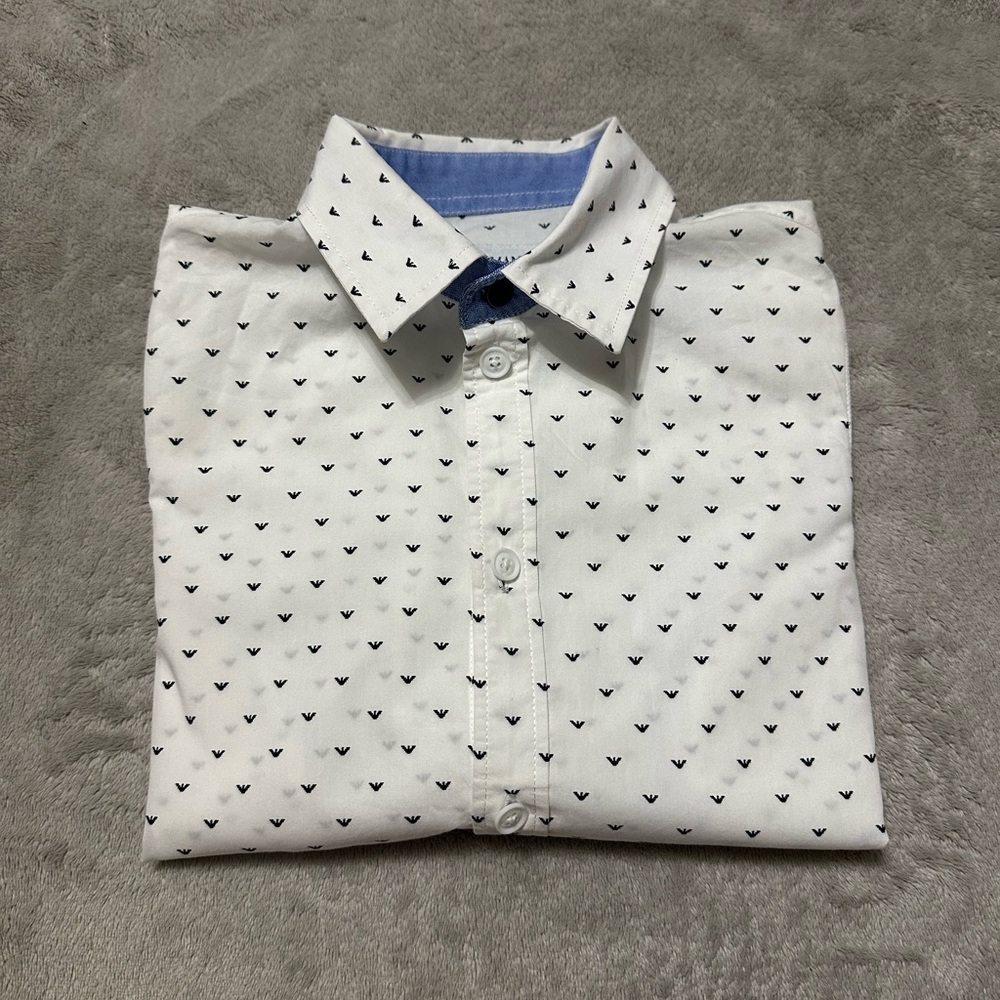 Armani Junior boys button down t shirt